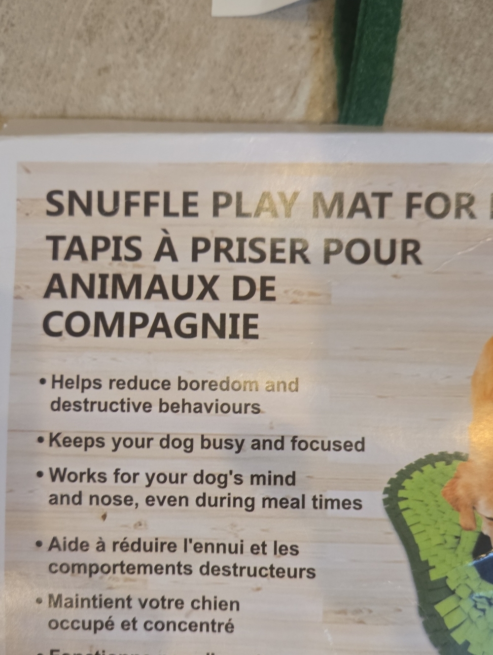New Avocado Snuffle Play Mat For Pets - Picture 2 of 9
